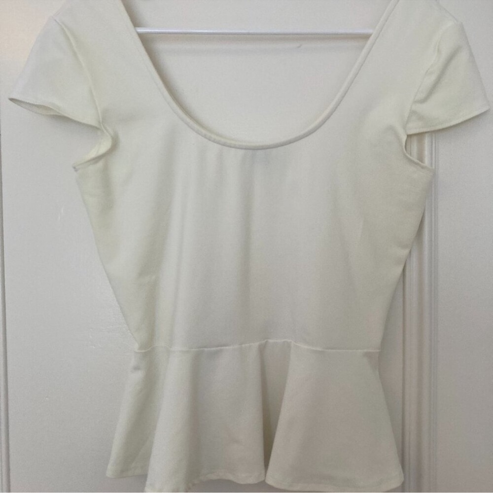 Bebe Peplum Blouse